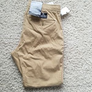 Men's khaki joggers